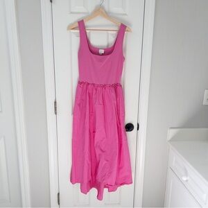 A New Day Vibrant Pink Casual Dress